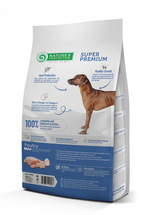 Hrana uscata pentru caini, Natures Protection Maxi Junior, 12 Kg [2]