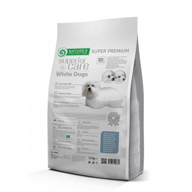 Hrana uscata pentru caini, Natures Protection Superior Care White Dogs Grain Free White Fish Adult Small&Mini Breeds [2]