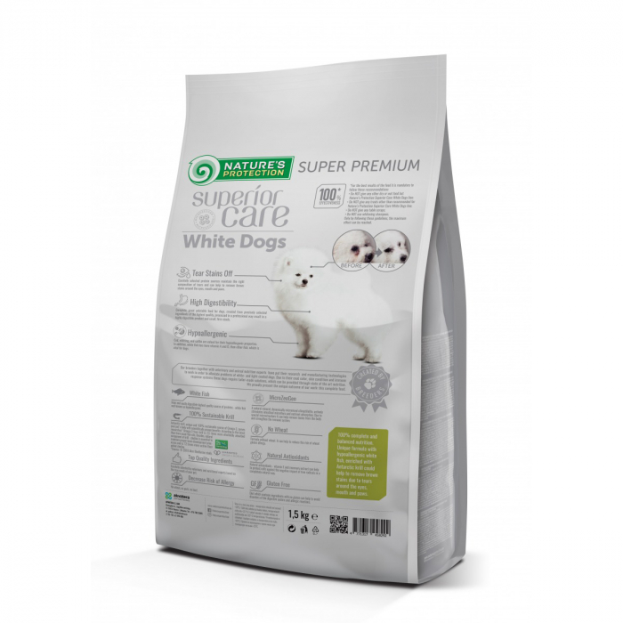 Natures Protection White Dogs Grain Free White Fish Junior Small and Mini Breeds [2]