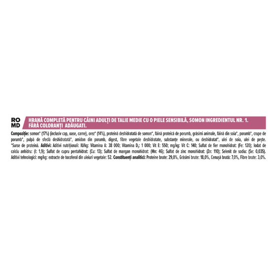 Pro Plan Mediu Adult Sensitive Skin Somon [4]