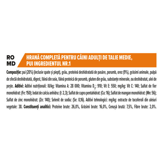 Pro Plan Medium Adult Pui si Orez [4]