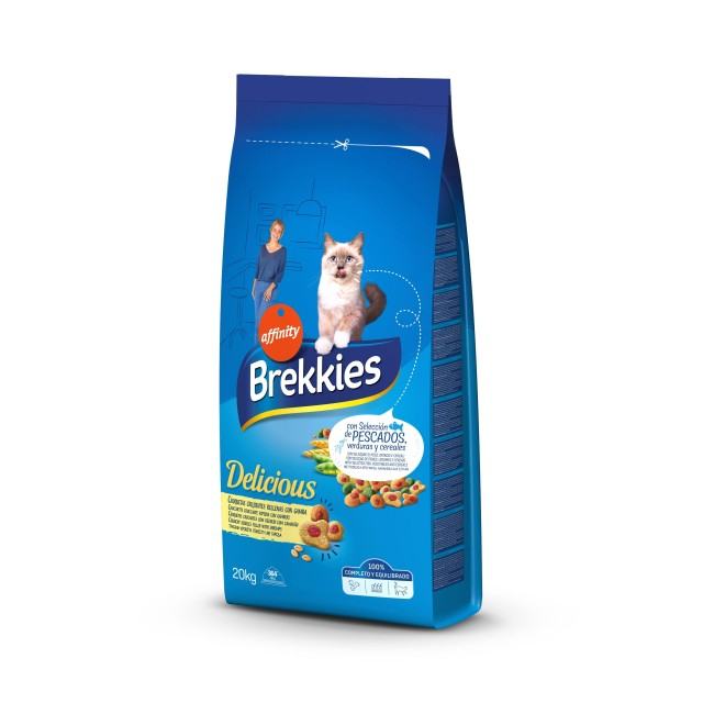 Hrana uscata pentru pisici, Brekkies Excel Delice Peste, 20Kg [1]