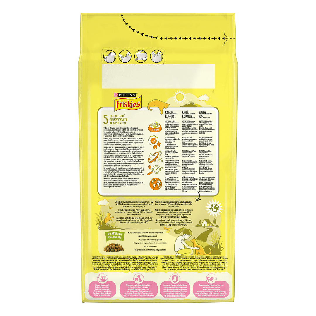 Friskies Junior cu Pui, Lapte și Legume [2]