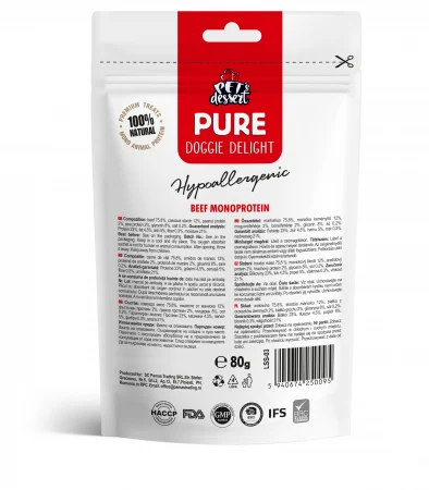 Pet's Desert Dog Beef Monoprotein Hypoallergenic, 80G [2]