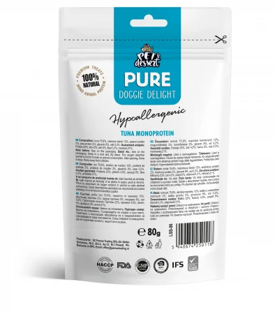 Pet's Desert Dog Tuna Monoprotein Hypoallergenic, 80 G [2]