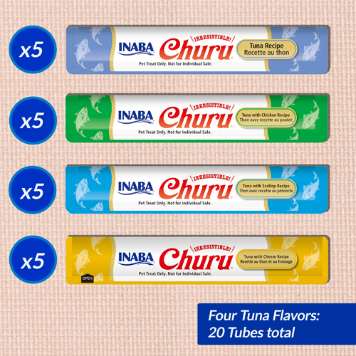 Inaba Churu Cat Tuna Variety, 20 PCS [3]