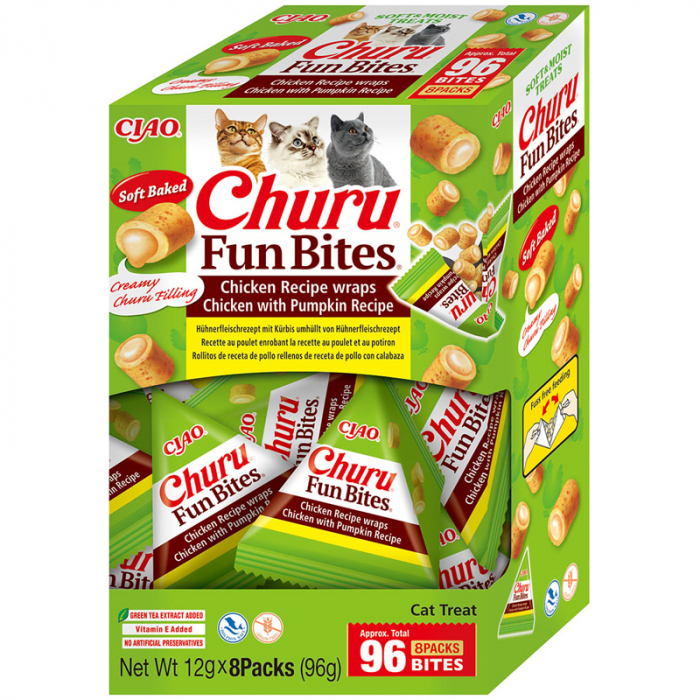 Inaba Churu Fun Bites Pui si Dovleac [1]