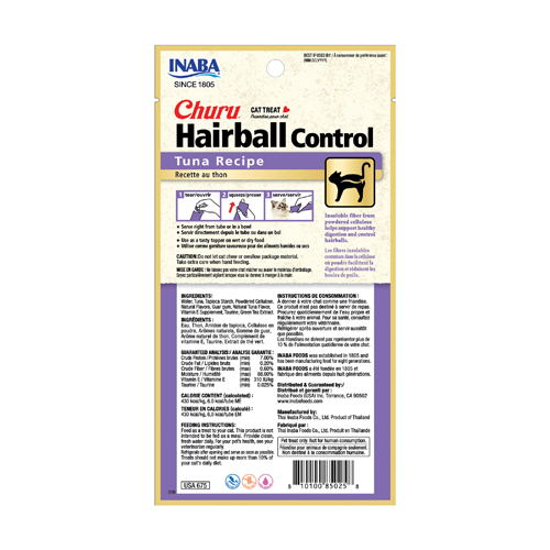 Inaba Churu Hairball Control Tuna Recipe [2]