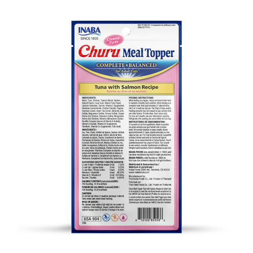 Inaba Churu Meal Topper Tuna with Salmon Recipe [2]