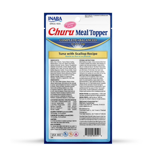 Inaba Churu Meal Topper Tuna with Scallop Recipe [2]