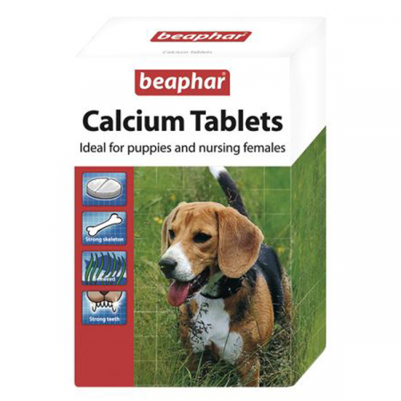 Vitamine pentru caini - Beaphar Calcium Tablets, 180 TBL