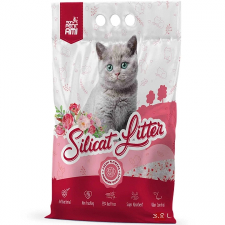 Asternut pentru litiere - Mon Petit Silicat Floral
