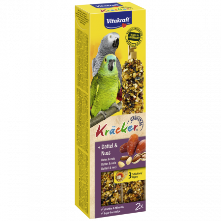 Pasari - Baton Vitakraft Papagal Nuci Curmale