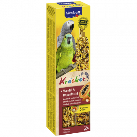 Pasari - Baton pasari Vitakraft Papagali Migdale Fructe Tropicale