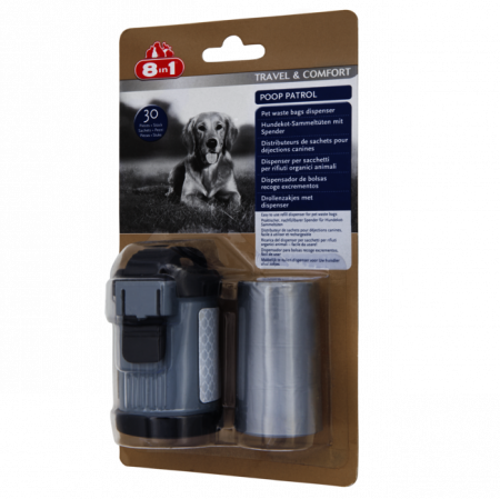 8in1 Poop Patrol Dispenser & 30 Refill Bags [3]