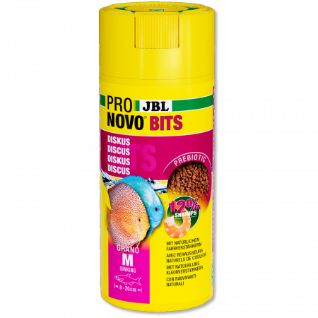 Hrana pesti acvariu - JBL ProNovo Bits Grano M