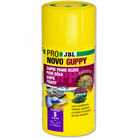 Hrana pesti acvariu - JBL ProNovo Guppy Flakes S