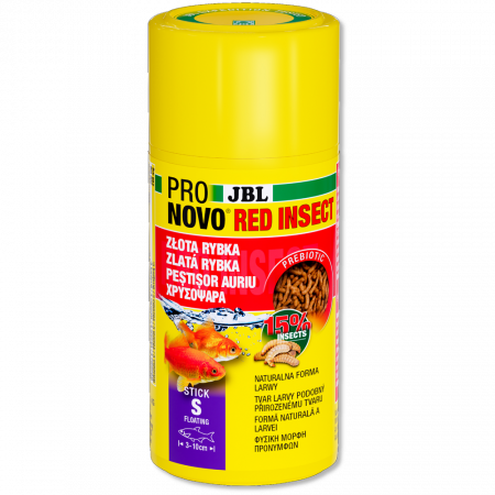 Hrana pesti acvariu - JBL ProNovo Reds Insect Stick S, 100ml