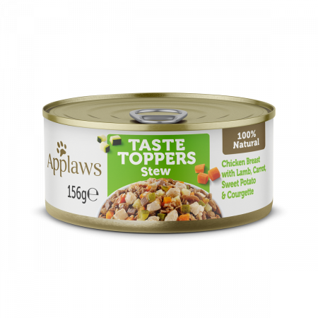 Caini - Applaws ChiApplaws Chicken with Lamb Stew with Carrots, Courgette & Sweet Potato Tin, cken with Lamb Stew with Carrots, Courgette & Sweet Potato Tin