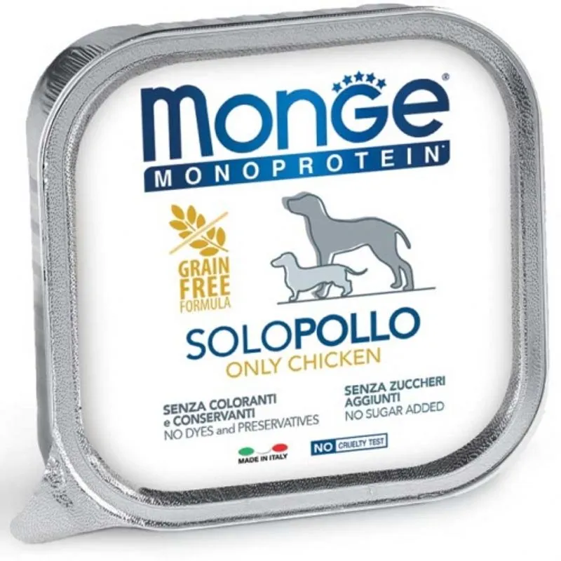 Hrana umeda caini - Monge Monoprotein Only Chicken