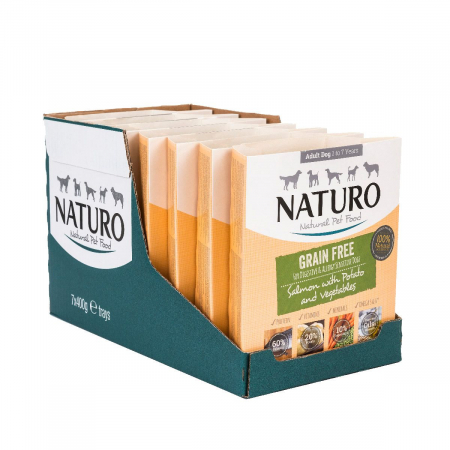 Naturo Adult Dog Grain Free Salmon & Potato with Vegetables [1]