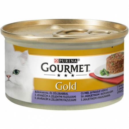 Pisici - Gourmet Gold Savoury Cake Miel si Fasole Verde