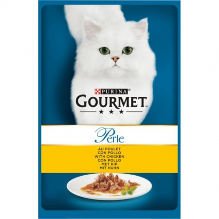 Pisici - Gourmet Perle Pui in sos