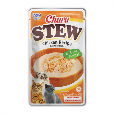 Hrana umeda pentru pisici - Inaba Churu Stew Chicken Recipe