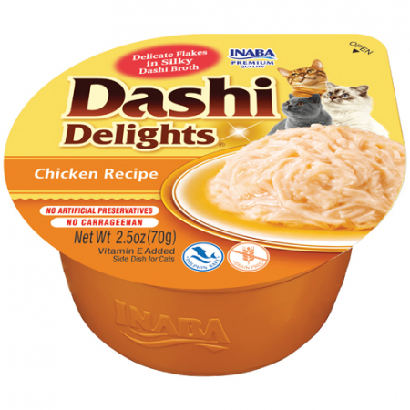 Hrana umeda pentru pisici - Inaba Dashi Delights Chicken Recipe