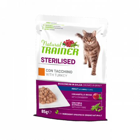 Pisici - Natural Trainer Sterilizat cu Curcan