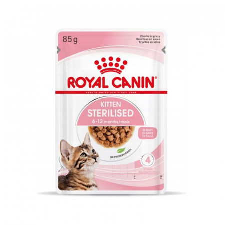 Hrana umeda pentru pisici - Royal Canin Kitten Sterilised plic