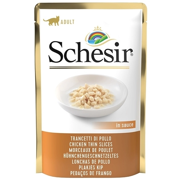 Hrana umeda pentru pisici - Schesir Pui in Sos