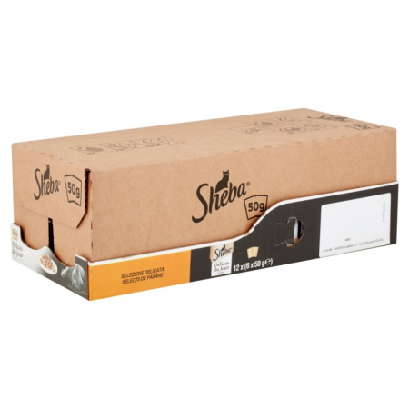 Pisici - Hrana umeda pentru pisici, Sheba Delices Du Jour, Selectii de Pasare