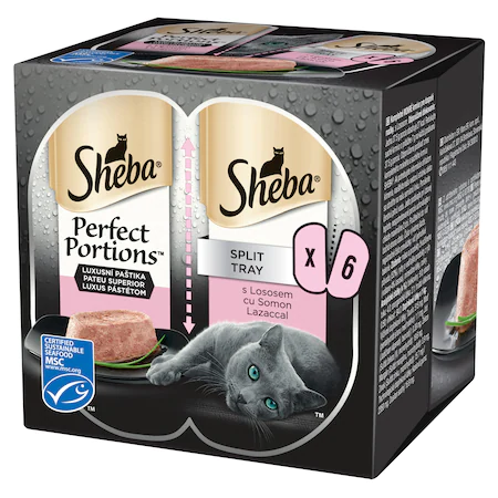 Hrana umeda pentru pisici - Sheba Perfect Portion Somon