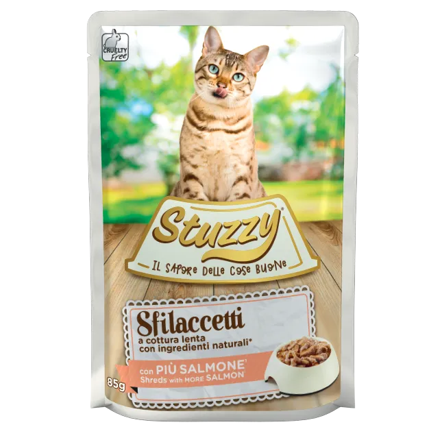 Pisici - Stuzzy Fasii de Somon in Sos