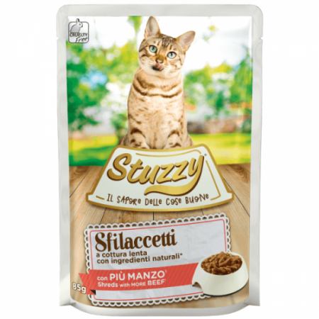 Pisici - Stuzzy Fasii de Vita in Sos