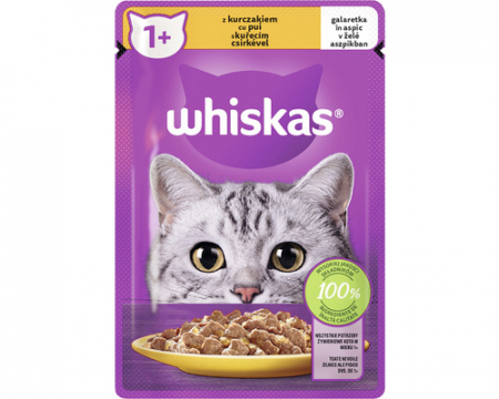 Pisici - Whiskas Adult cu Pui în aspic