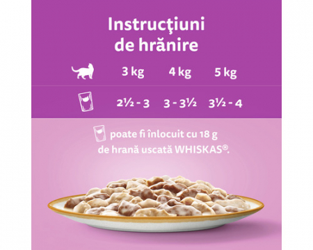 Whiskas Adult Tasty Mix cu miel și curcan în sos [4]