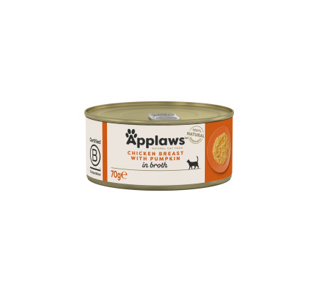 Pisici - Applaws Piept Pui si Dovlecel