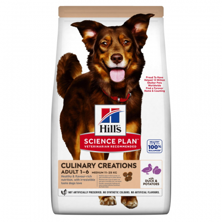Hrana uscata caini - Hill'S SP Canine Adult Mediu Rata si Cartofi