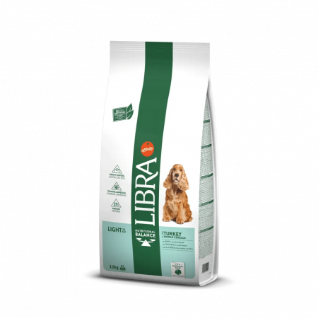 Caini - Libra Dog Adult Light cu Curcan