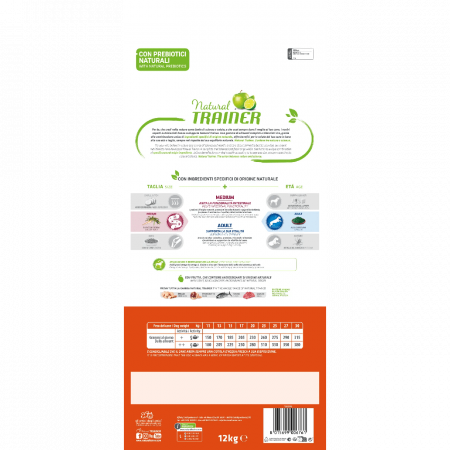 Natural Trainer Mediu Adult cu Pui, 12 Kg [1]