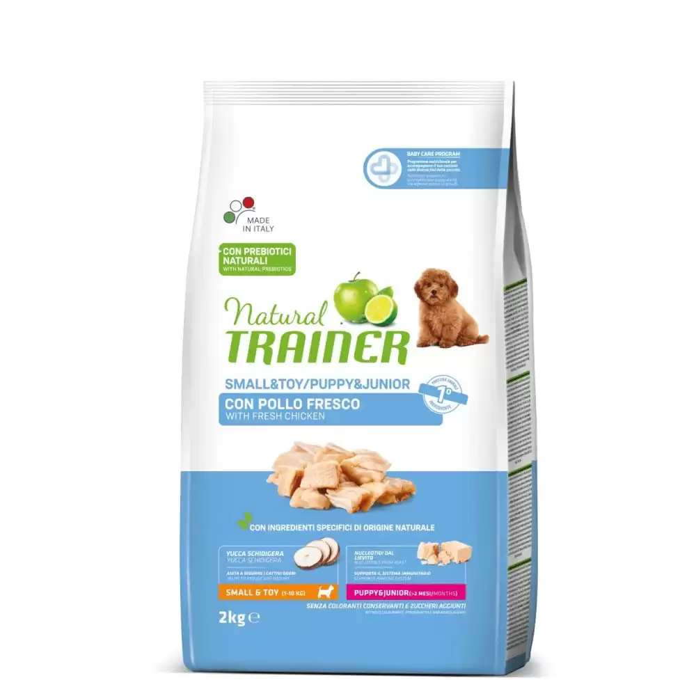 Hrana uscata caini - Natural Trainer Sensitive mini & toy Puppy & Junior cu Pui