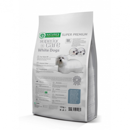 Caini - Hrana uscata pentru caini, Natures Protection Superior Care White Dogs Grain Free White Fish Adult Small&Mini Breeds