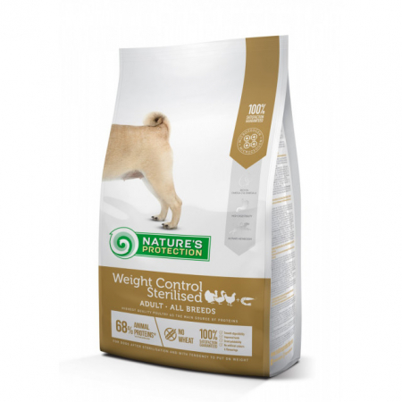 Caini - Natures Protection Weight Control Sterilised All Breeds, 12 Kg