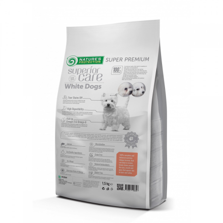 Natures Protection White dogs Grain Free Salmon Adult Small and Mini Breed [1]