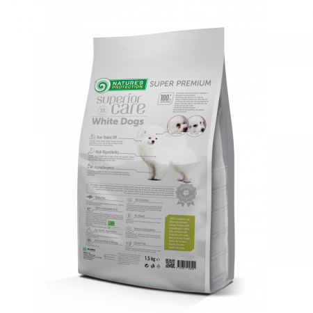 Natures Protection White Dogs Grain Free White Fish Junior Small and Mini Breeds [1]
