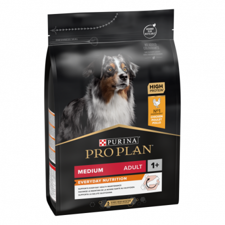 Hrana uscata caini - Pro Plan Medium Adult Pui si Orez