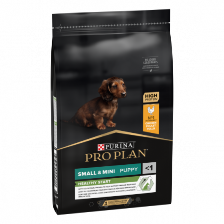Hrana uscata caini - Pro Plan Puppy Small & Mini Pui si Orez