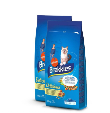 Hrana uscata pentru pisici - Brekkies Excel Delice Peste